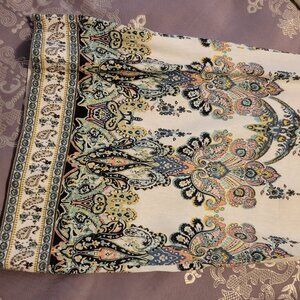 Wide Leg Printed Pants
